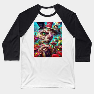Fear And Loathing In Wonderland #69 Baseball T-Shirt